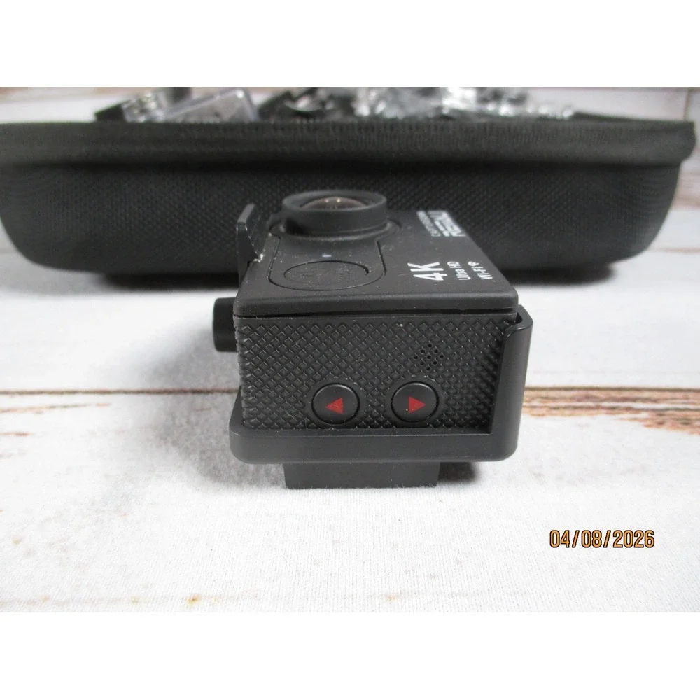REMALI CaptureCam 4K Ultra HD Waterproof Sports Action Camera Bundle Used